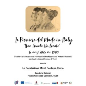 12 Marzo 2025 Le pioniere del made in Italy